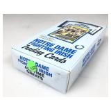 Notre dame football wax box