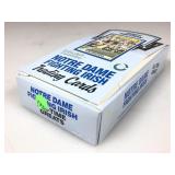 Notre dame football wax box