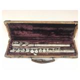 Vtg Artley Symphony Flute In Hard Case