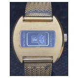 Vtg Cariole Jump/rolling Numeral Wind Up Watch,