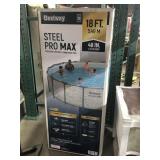 New steel Pro Mac Above ground pool, 18ft X 48in