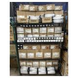 Rack of New Electronics incl. Halco Lights,