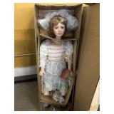 Connoisseur Hand crafted porcelain doll in box,