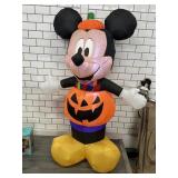 Mickey Mouse Pumpkin Inflatable w/pump, working ,