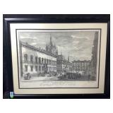 This framed print appears to be an 18th century