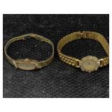 Vtg Armitron & Croton Watches W/diamonds, One Is