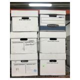 6 Banker Boxes
