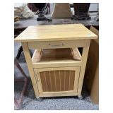 Rolling Small Kitchen Island Cart - 2ft wide