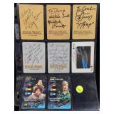 Authentic Star Trek autograph cards