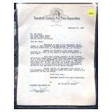 Tom Ewell Signed Contract with 20th C. Fox