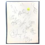 94-95 Washington capitals autographs
