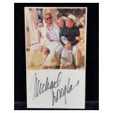 Michael Douglas Signature Card