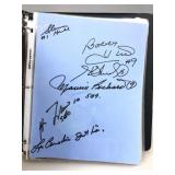 Large album full of premium hockey autographs