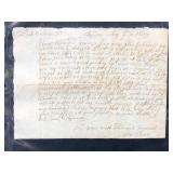 Orig. Letter from 1679 Signed Geo Grico