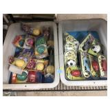 NOS Fun staplers and Bungee Return ball toy