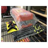 New plastic tool box w/clamps and 8in 5 pcs/set