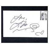 Liza Minnelli Signature Card