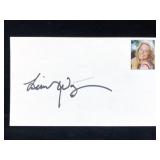 Lindsay Wagner Signature Card