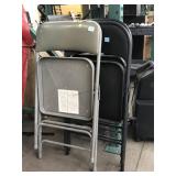 3-Metal folding chairs