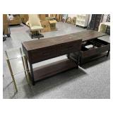 Wood coffee table w/hall cabinet & more, approx