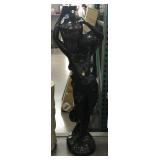 Composite Lady sculpture, approx 4ft tall