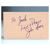 John Amos Signature Card