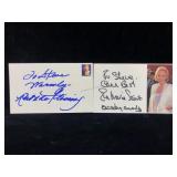 Rhonda Fleming & Eva Marie Saint Inscribed