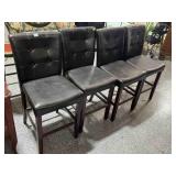 4 Barstools w/pleather seats