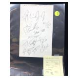 88-89 St. Louis blues autographs