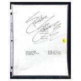 Sylvester Stallone Autographed Cliffhanger Script