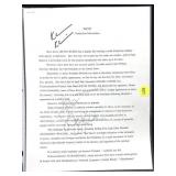 Kevin Kline & Sigourney Weaver Autographed Dave