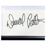 David Letterman Signature Card