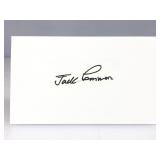 Jack Lemmon Autographed Index Card
