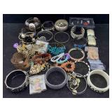 Fashion Jewelry W/bracelets, Some Sterling & More