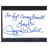 Raquel Welch Signature Card