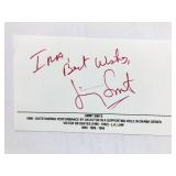 Jimmy Smits Signature Card