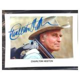 Charlton Heston Signed 5x7 Photo