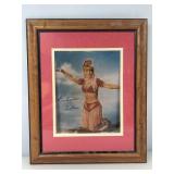 Barbara Eden Autographed Photo with COA in Wood