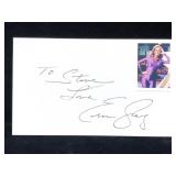 Erin Gray Inscribed Signature Card