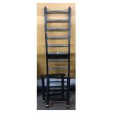 Metal box unloader ladder w/adjustable legs,