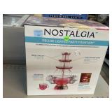 NIB NOSTALGIA Lighted Party Fountain.