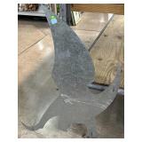 Laser Cut Metal Bird Wall Art with Lights on Back