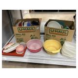 Variety of Vintage Tupperware and More.