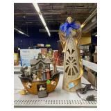 Vintage Noahï¿½s Ark Lamp and Angel Lamp.