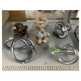 Decorative Knot Sculptures. Metal and Wood.