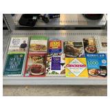 Assorted Cooking Books.