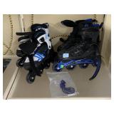 2 Pairs of Rollerblades Size 10/11 and L