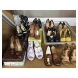 Assorted Womanï¿½s Shoes. some with boxes. Various