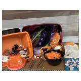 Assorted Halloween Decor. Costume Hats, Bowls &