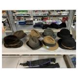 Variety of Menï¿½s Fedora Hats.